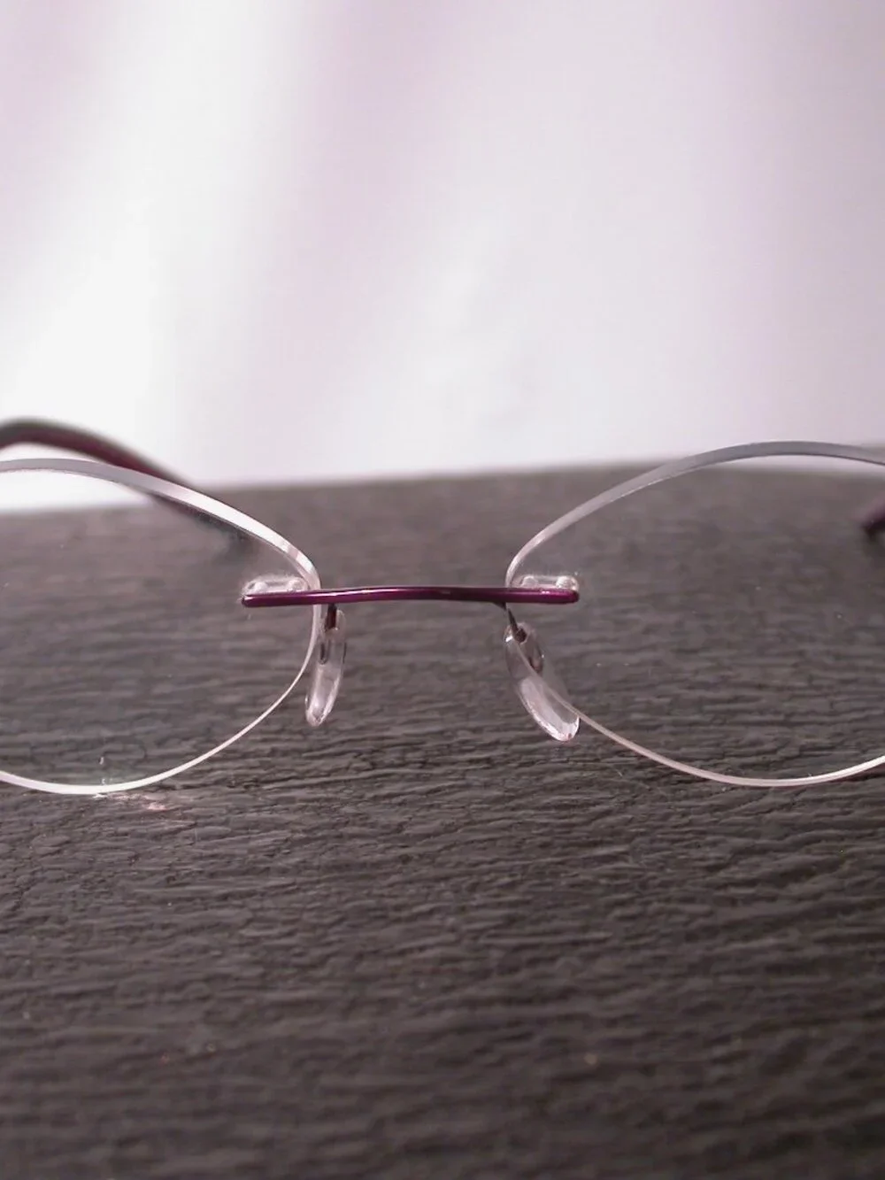 Silhouette Purple Wire Light Weight Eyeglasses Made in Austria